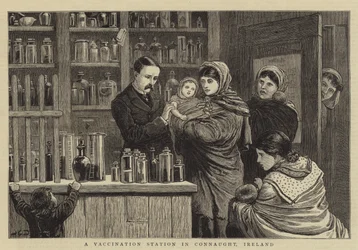 A Vaccination Station in Connaught, Ireland